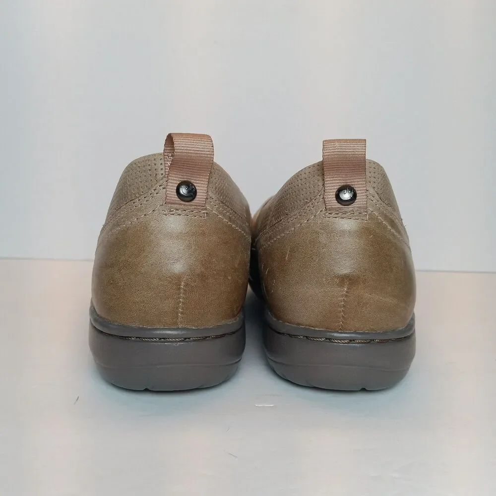Cobb Hill Penfield Envelope Taupe Womens 11 Slip On Dress Flats